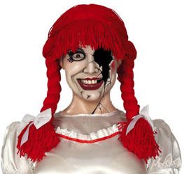 PERUKA CZERWONE WARKOCZE