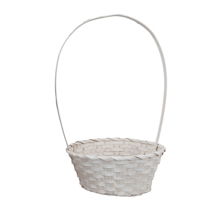 KOSZYCZEK WIELKANOCNY BIAŁY 20 X 30 CM