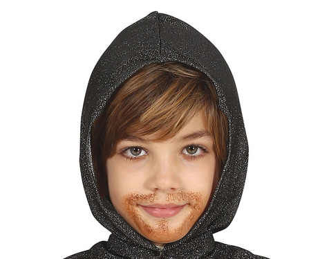 STRÓJ RYCERZA CZARNO-CZERWONY DZIECIĘCY