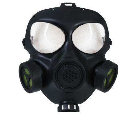 BLACK PVC GAS MASK