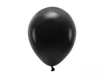 BALONY ECO 26 cm PASTEL CZARNY 10 szt.