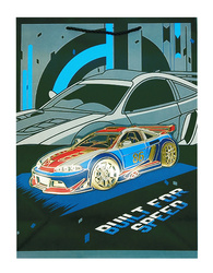 TORBA PAPIEROWA SAMOCHÓD WYŚCIGOWY 40 X 30 X 12 CM