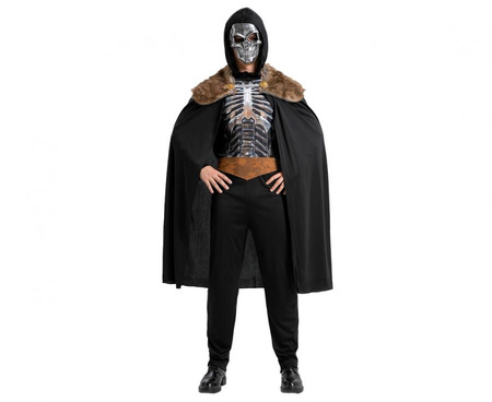 #STDO Zestaw dla dorosłych Wojownik (bluzka z kapturem, peleryna, maska , pasek), rozm. 56