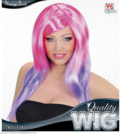 PERUKA KOSMOS RÓŻ/FIOLET