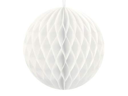 KULA BIBUŁOWA 10CM BIAŁA