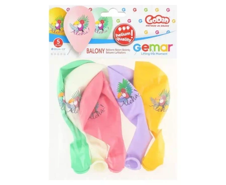 BALONY LATEKSOWE PREMIUM TUKAN ALOHA 33 CM