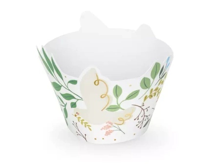 PAPILOTKI NA MUFFINKI KOMUNIA 6 SZT