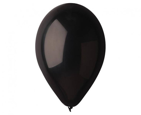 BALONY LATEKSOWE CZARNE 10 SZT 26 CM 