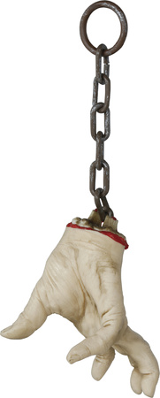DEKORACJA RĘKA Z ŁAŃCUCHEM 40 CM HALLOWEEN