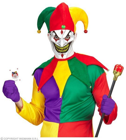 RĘKAWICZKI KLAUNA FIOLETOWE