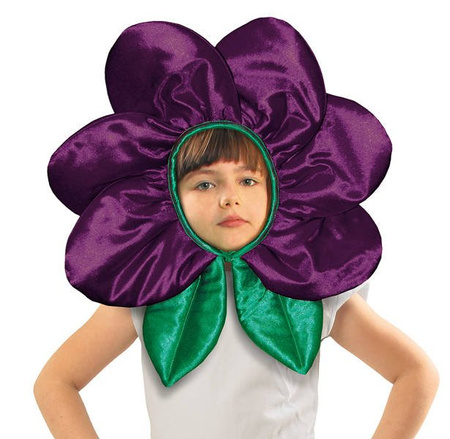 CZAPKA "KWIATEK - FIOLETOWA CIEMNA"