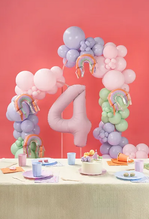 BALONY FOLIOWE TĘCZA 38 X 41 CM 3 SZT