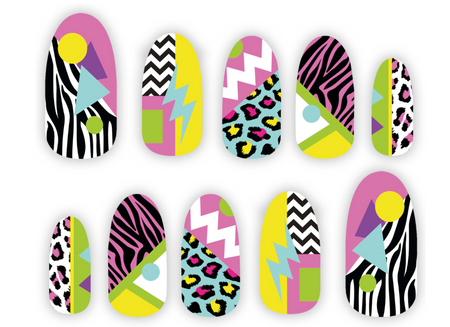 SZTUCZNE PAZNOKCIE LATA 80 