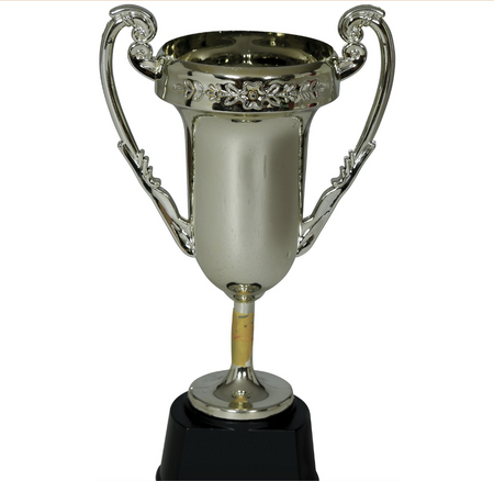 PUCHAR 1 MIEJSCE SREBRNY 23 CM