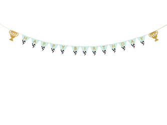 BANER HAPPY BIRTHDAY SAMOCHÓD WYŚCIGOWY 2.5 M