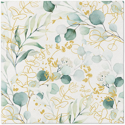 SERWETKI AIRLAID EUKALIPTUS 40 X 40 CM 50 SZT.