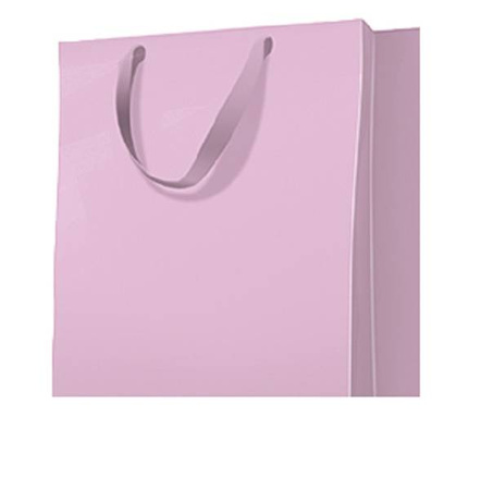 TORBA PREZENTOWA PASTEL RÓŻ 26,5x33,5x13 CM