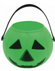 WIADERKO KOSZYK DYNIA ZIELONY 15 CM