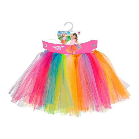 SPÓDNICZKA TUTU MULTICOLOR 30 cm