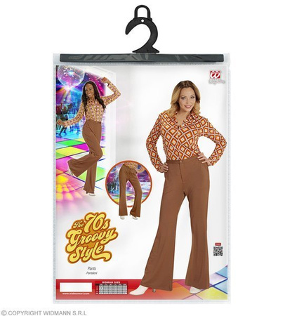 SPODNIE DAMSKIE BRĄZOWE