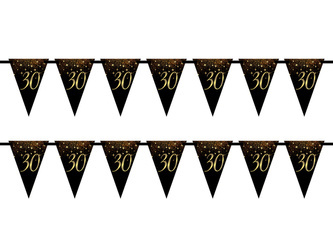 BANER GIRLANDA PAPIEROWA 30 URODZINY 5 M