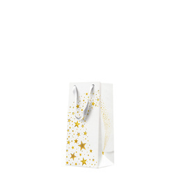 TORBA PAPIEROWA W GWIAZDKI 10 X 22 X 7 CM