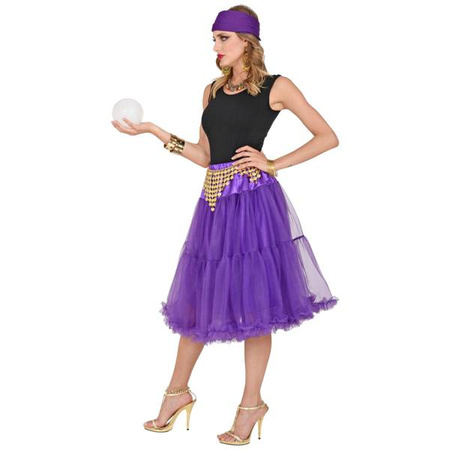 GONNA/SOTTOGONNA IN TULLE VIOLA 65 cm