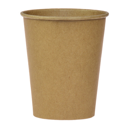 KUBECZKI PAPIEROWE KRAFTOWE 144 SZT 250 ML