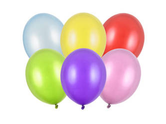 BALONY METALICZNE  27CM 10SZT