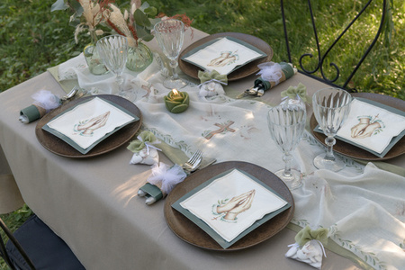 ZESTAW KOMUNIJNY KRZYŻ 2 ELEMENTY 