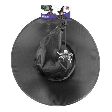 KAPELUSZ CZAROWNICY Z PAJĄKIEM HALLOWEEN 