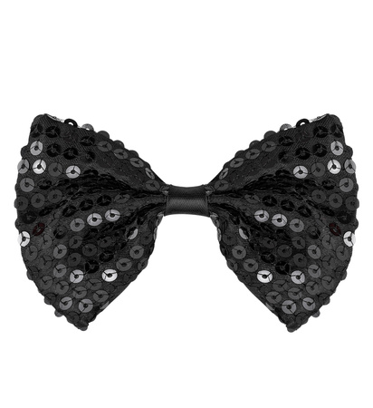 MUCHA CZARNA CEKINOWA