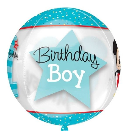 BALON FOLIOWY 40cm KULA MYSZKA MICKEY