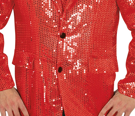 MARYNARKA CEKINOWA CZERWONA 