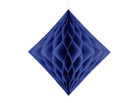 Diament bibułowy, granatowy, 20cm (1 karton / 50 op.)