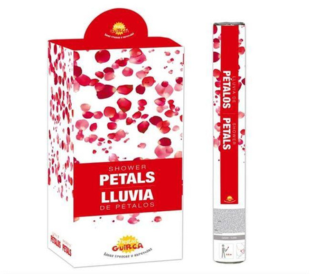 TUBA PŁATKI RÓŻ CZERWONE 50 CM