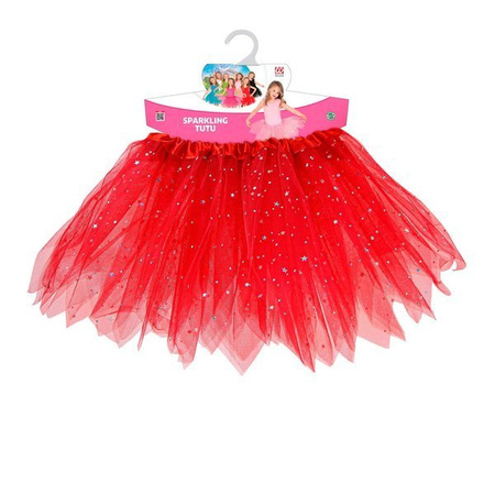 SPÓDNICZKA TUTU CZERWONA 30 CM