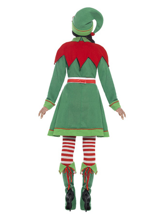 Deluxe Miss Elf Costume, Green