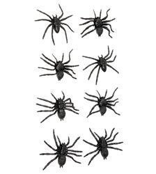 SZTUCZNE PAJĄKI 8szt. 6cm