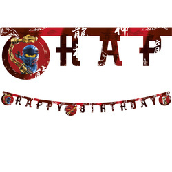 GIRLANDA URODZINOWA LEGO NINJAGO 200 CM