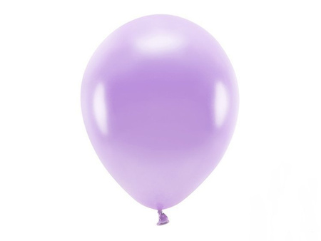 BALONY ECO 30 cm METAL. LAWENDA 10 szt