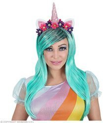 PERUKA+OPASKA JEDNOROŻEC