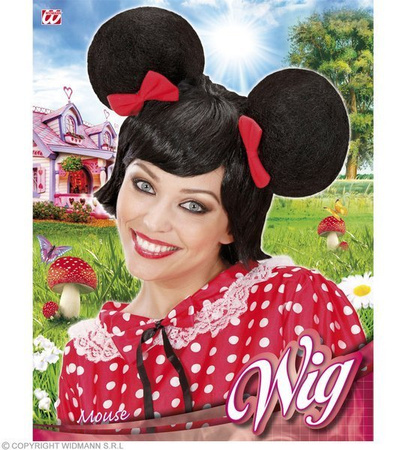 PERUKA MYSZKA MINI Z USZAMI