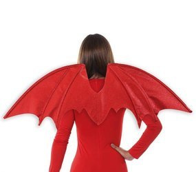 SKRZYDŁA DIABŁA CZERWONE 91x37 CM