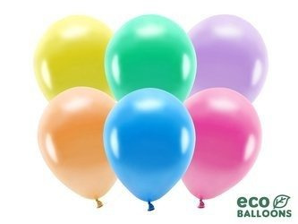 BALONY ECO 30 CM METALLIC MIX 100 SZT.