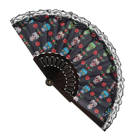 WACHLARZ DIA DE LOS MUERTOS 23 cm