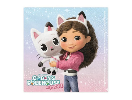 SERWETKI PAPIEROWE KOCI DOMEK GABI FILM 33X33 20 SZT 