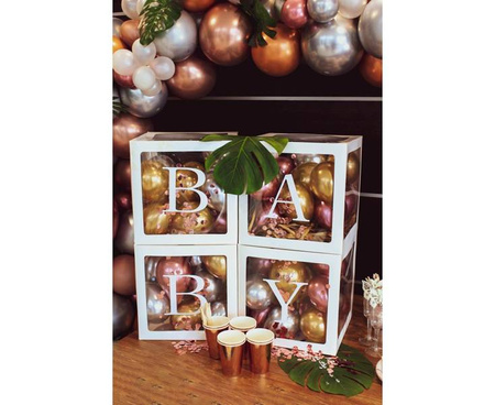 ZESTAW PUDEŁEK 35 CM NA BALONY BABY 4 SZT.