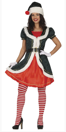 STRÓJ DAMSKI ZIELONA MIKOŁAJKA 