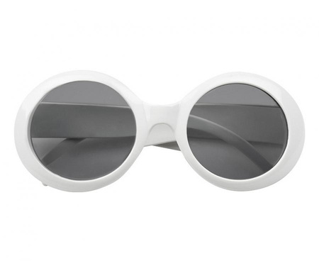 OKULARY BIAŁE PRZECIWSŁONECZNE RETRO